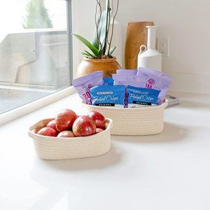 Natural Cozy Versitle rectangle Storage Baskets